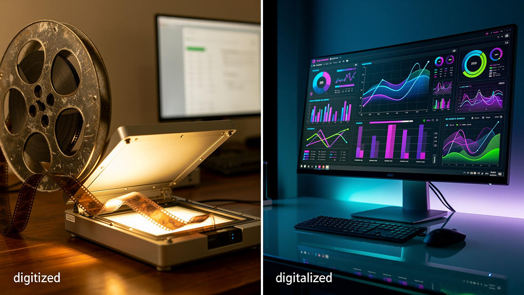 Pourquoi digitized or digitalized ne signifient pas la même chose