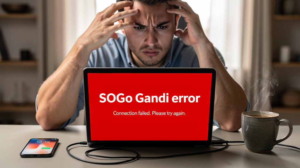 Sogo Gandi ne fonctionne pas : 7 solutions efficaces