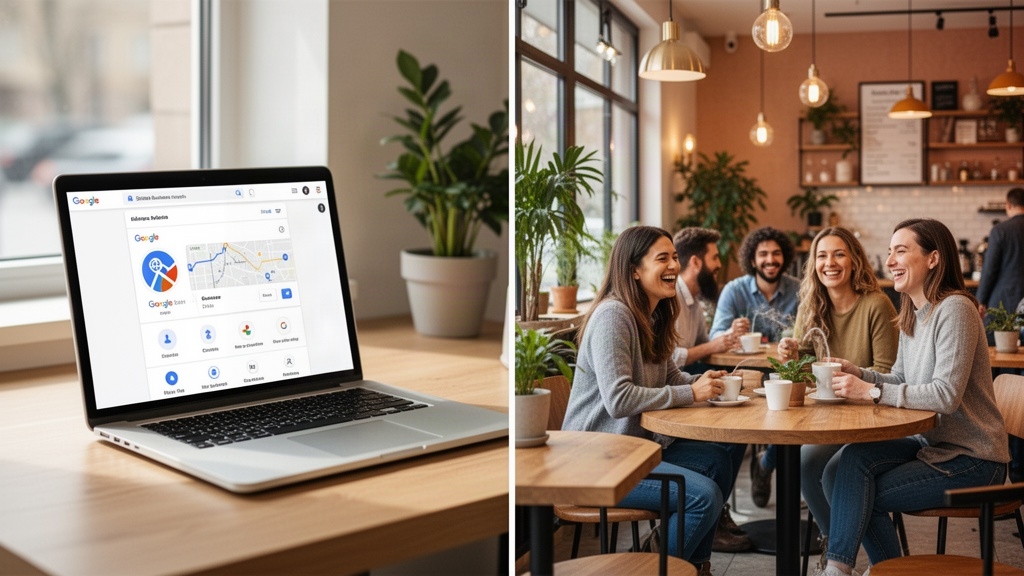 Avant après : le changement avec un bon google business profil
